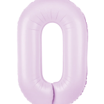 Balon folie figurina lila cifra 0, 100cm