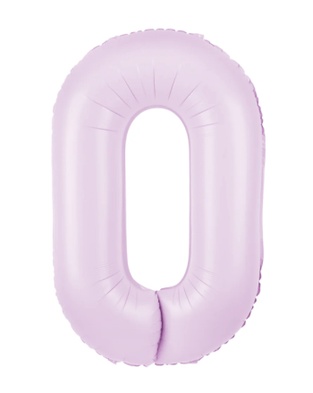 Balon folie figurina lila cifra 0, 100cm