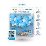 Kit DIY ghirlanda baby blue, 2m