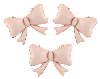 Set 3 baloane funde crem sampanie, 55x42cm