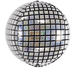 Balon folie figurina Glob Disco Holografic, 55cm