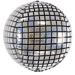 Balon folie figurina Glob Disco Holografic, 55cm