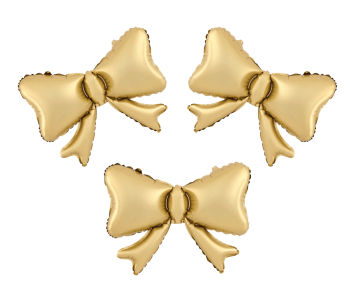 Set 3 baloane funde aurii, 55x42cm