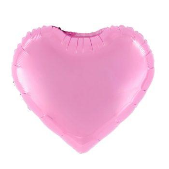 Set 3 baloane inimi roz, 25cm