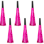 Set 6 trompete party roz, 17cm