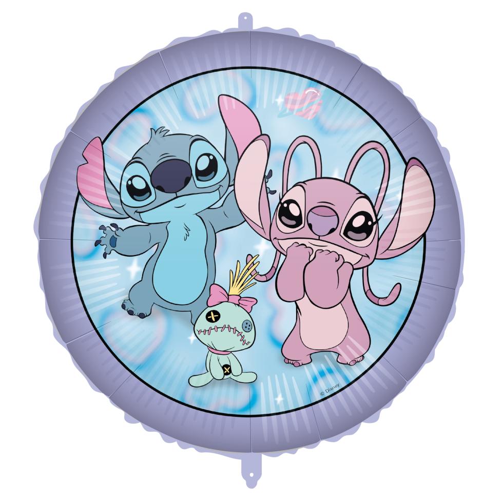 98711 Balon folie 45 cm Angel Cute Stitch - imagine 1